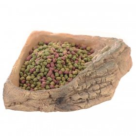 Terrario StoneLake M - corner water bowl 14x14x4cm